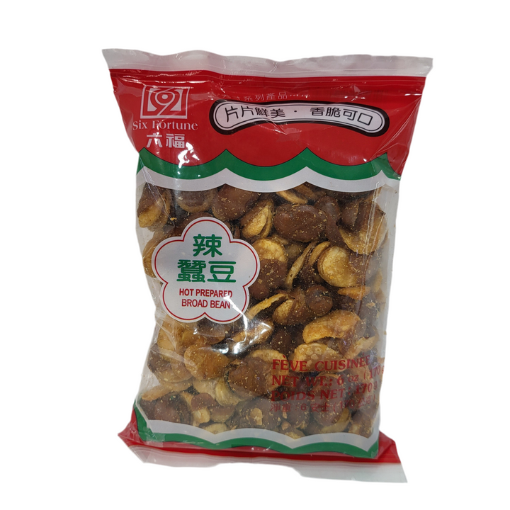 六福 辣蚕豆 LF Spicy Preserved Broad Bean 170g