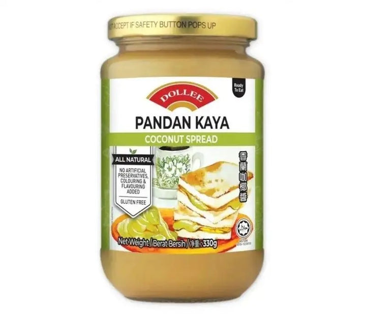 dolle pandan kaya with coconut 香兰咖椰酱料330g