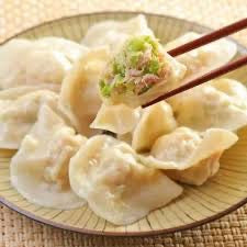 手工现包猪肉白菜馅水饺