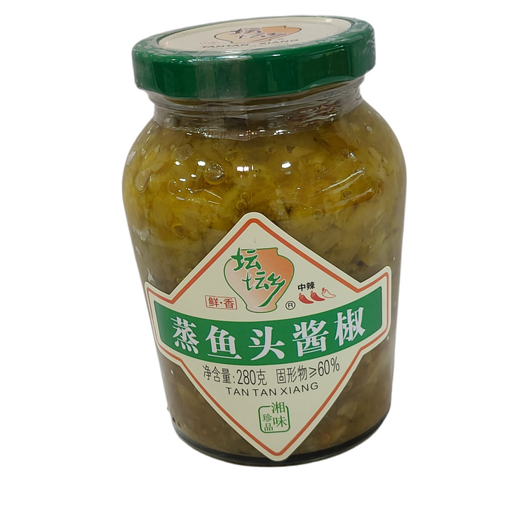 坛坛乡蒸鱼头酱椒 TTX green chill sauce for steamed fish(with sweetener) 280g