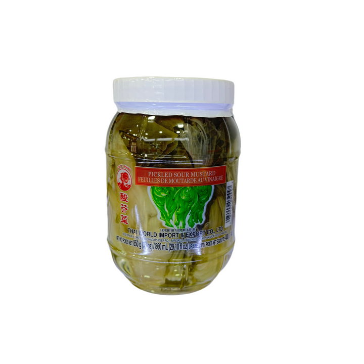 Cock Brand 酸芥菜 pickled sour mustard with added sweetener 850g