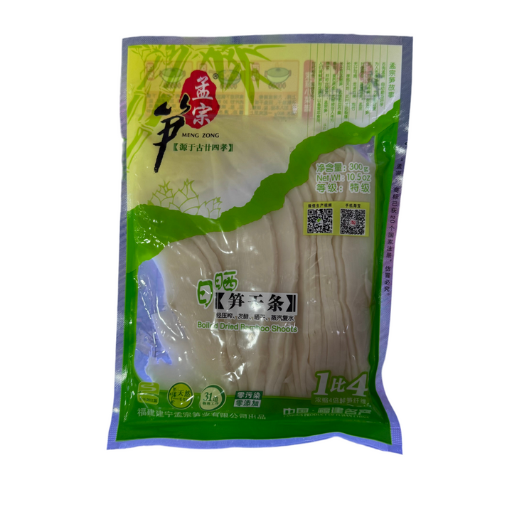 孟宗 笋干条 boiled dried bamboo shoot strip 300g