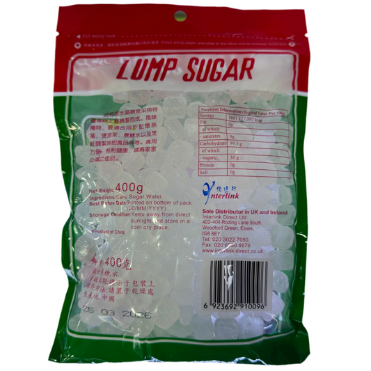 正丰 竹蔗水晶糖/白冰糖 Zheng feng brand LUMP SUGAR 400g