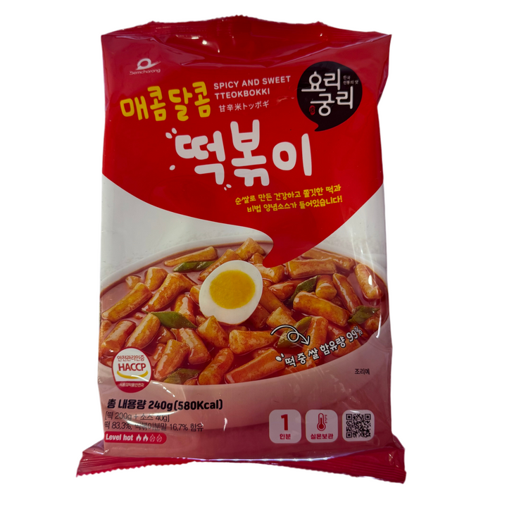 韩国年糕条 spicy sweet Tteokbokki 240g