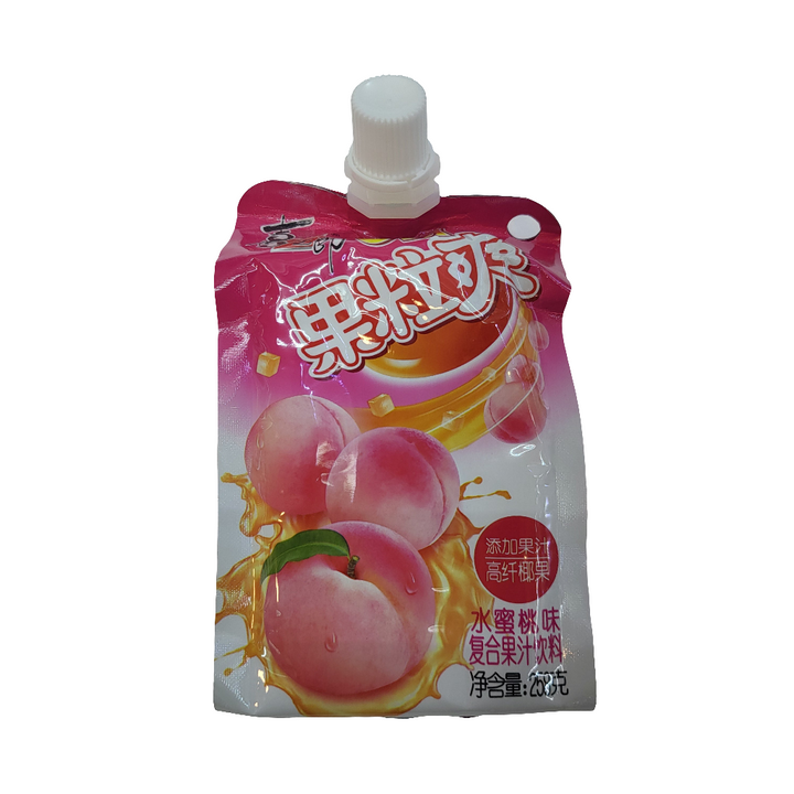 喜之郎GiGi果粒爽饮料水蜜桃味 258g