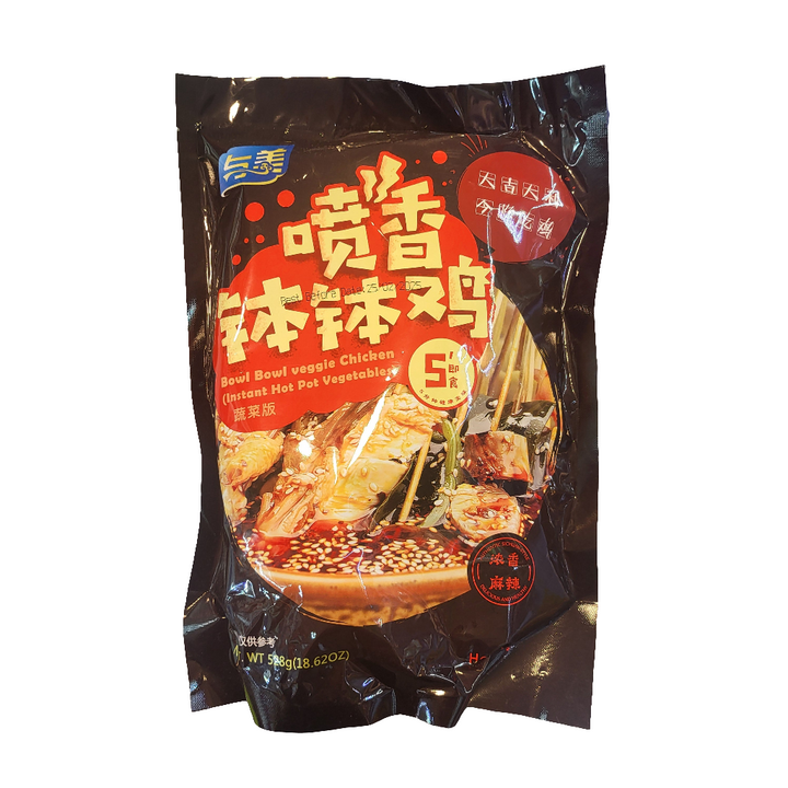 与美 钵钵鸡调料 麻辣味 528g