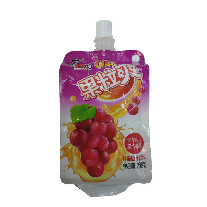 果粒爽饮料 红葡萄汁 255g