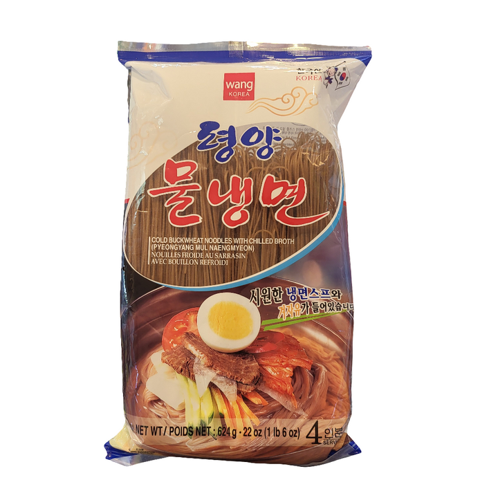 韩式冷面(带汤包） korean style noodle with buckwheat and soup base 624g